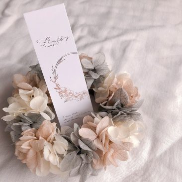 戸田市・fluffy flowers | ショップカードデザイン